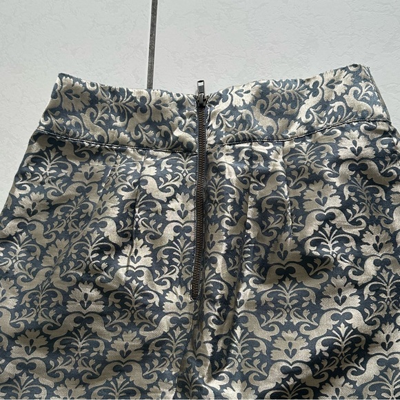 Urban Outfitters Kimchi Blue Blue and Gold Mini Skirt Size 2 - Picture 3 of 5